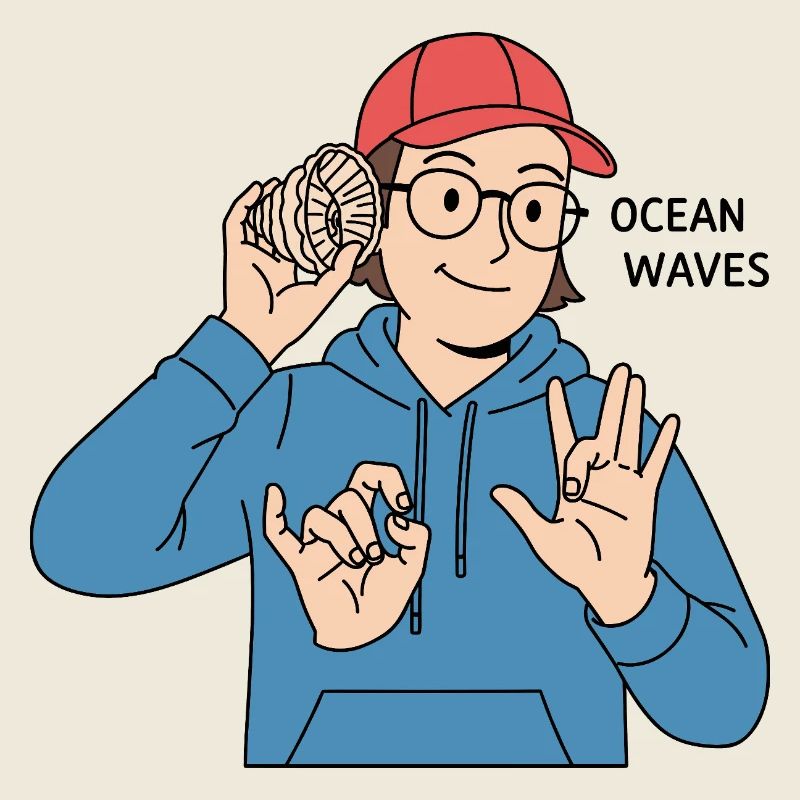 Gebärdensprache Ocean Waves