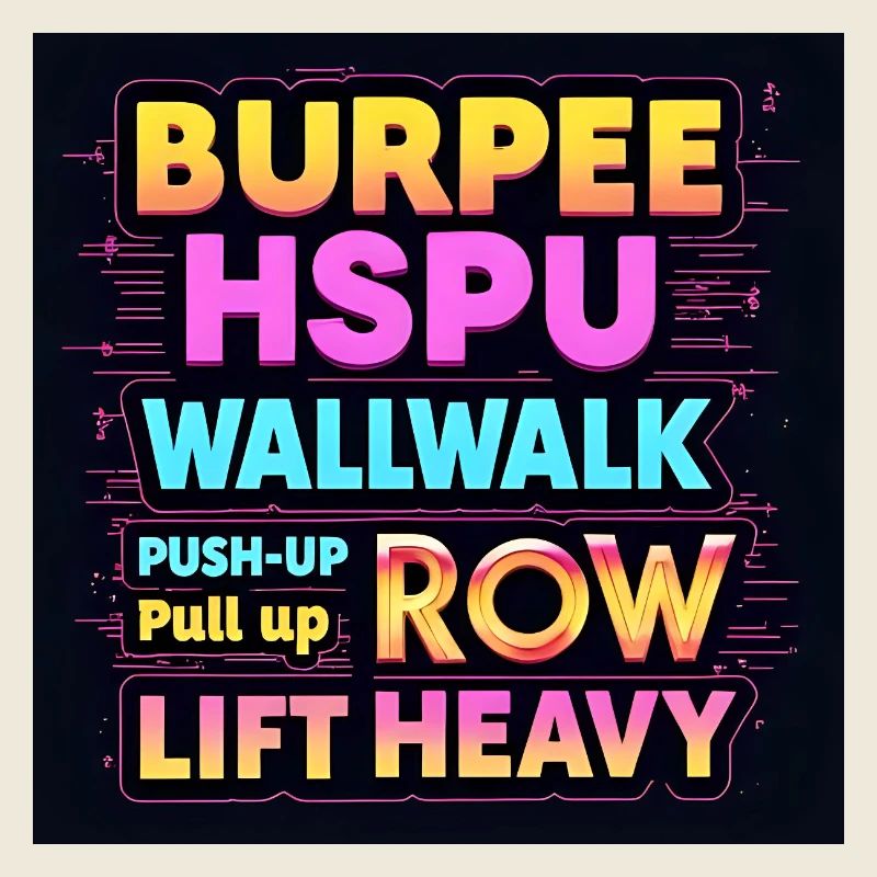 Fitness Workout Motivational Writing