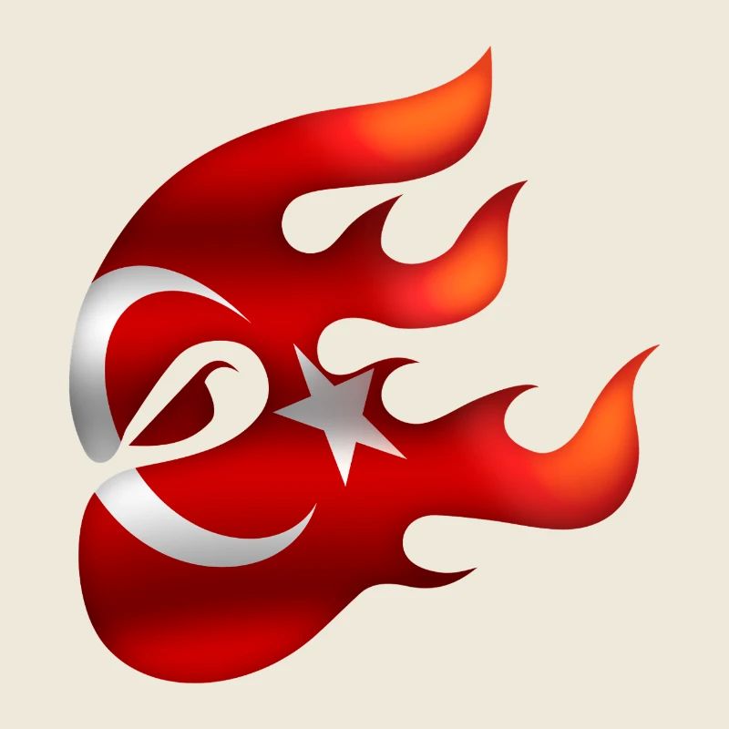 Drapeau de la Turquie - Turquie - Ninja