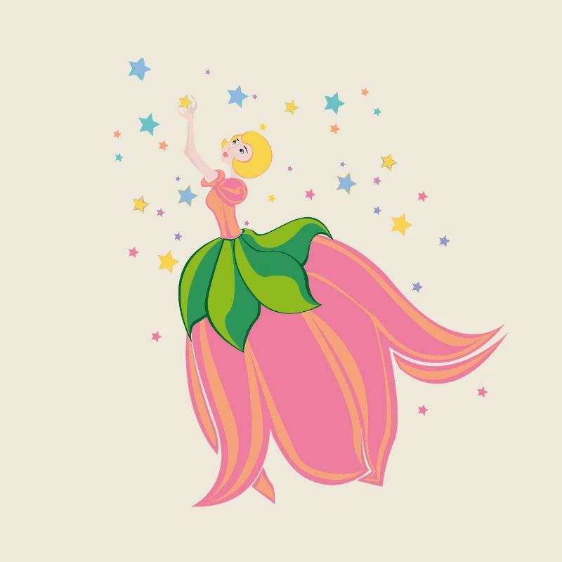 Conception de costumes de fées de conte de fées