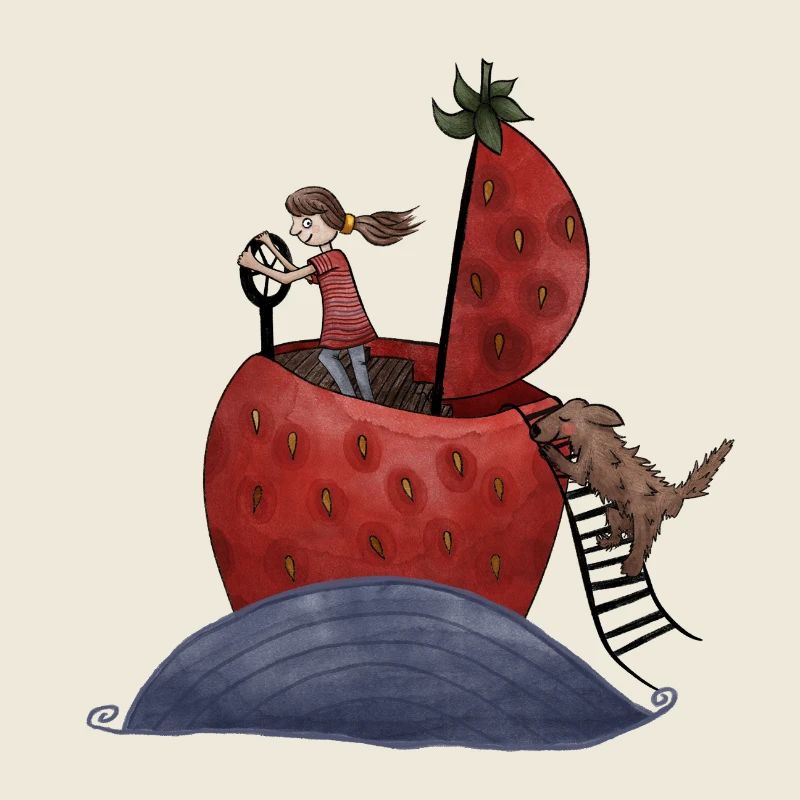 Happy Strawberry Boat