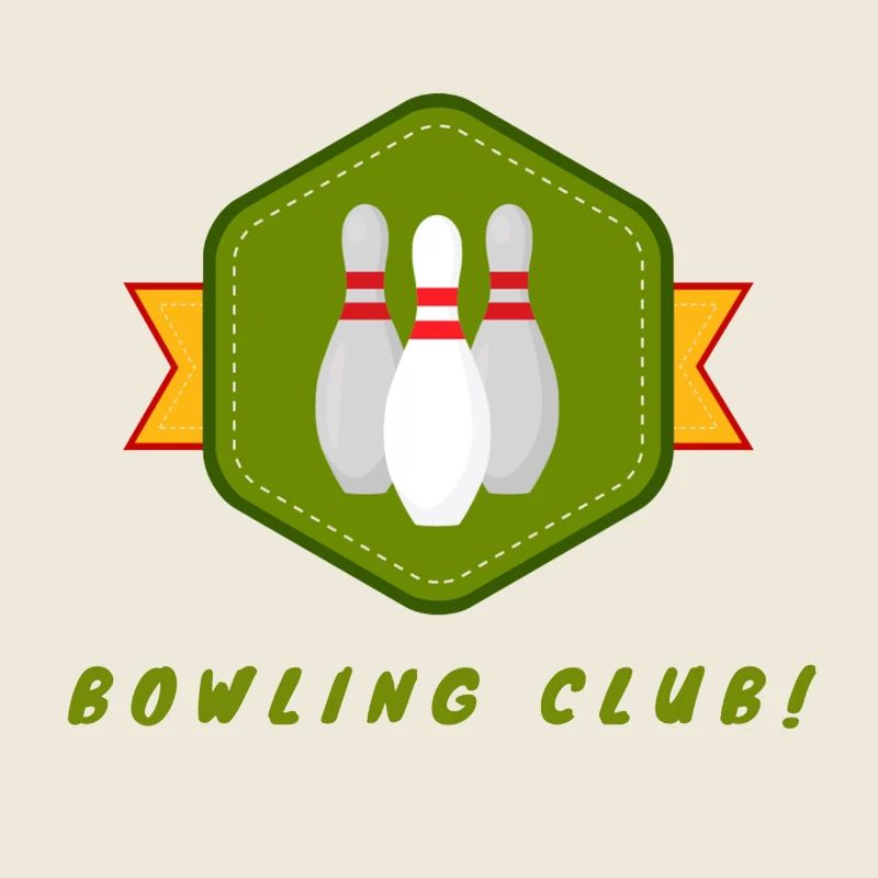 Conception rétro de l’insigne de quille melon