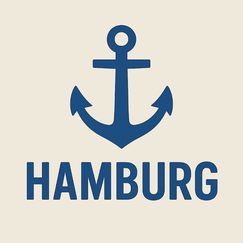Hambourg avec ancre