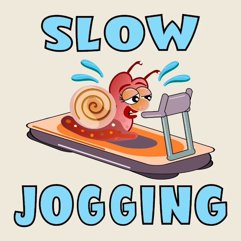 SLOW JOGGING SNAIL RUNNING