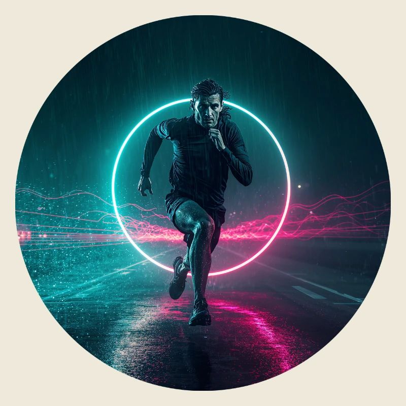 Motif de course Luminous Nights
