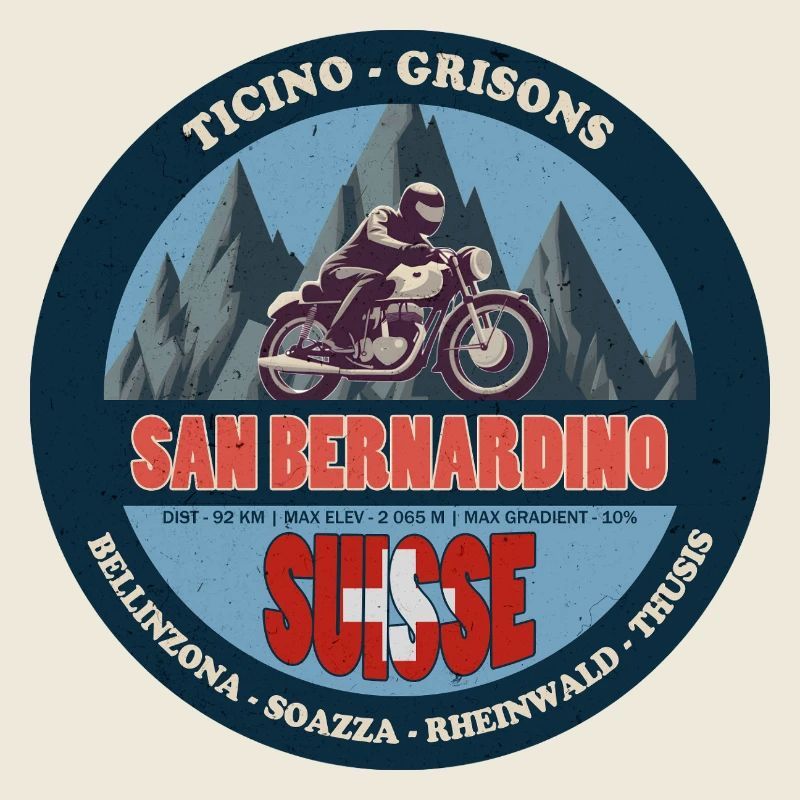 San Bernardino Pass, Tessin, Graubünden, Schweiz