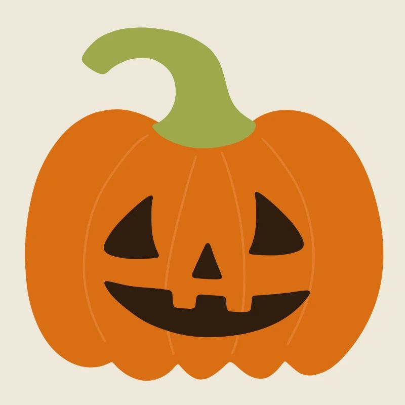 Whimsical Jack-O'-Lantern Pumpkin Design