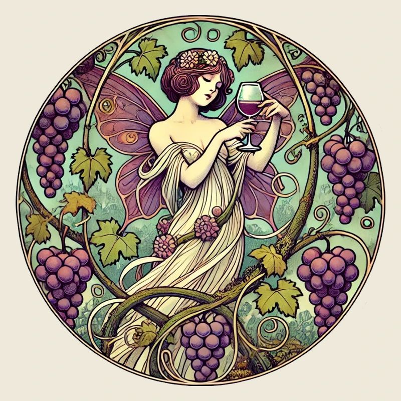 Verzaubertes Feen-Traubengarten-Design