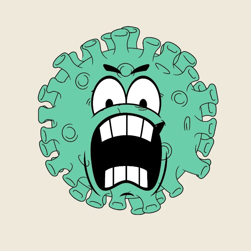 Green Creature – lustiges Cartoon-Monster