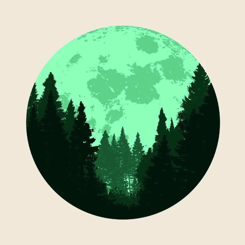 Dans le silence de la nuit, la forêt parle.
