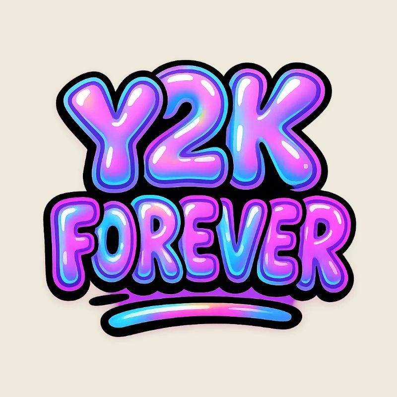 Y2K Forever Neon Design