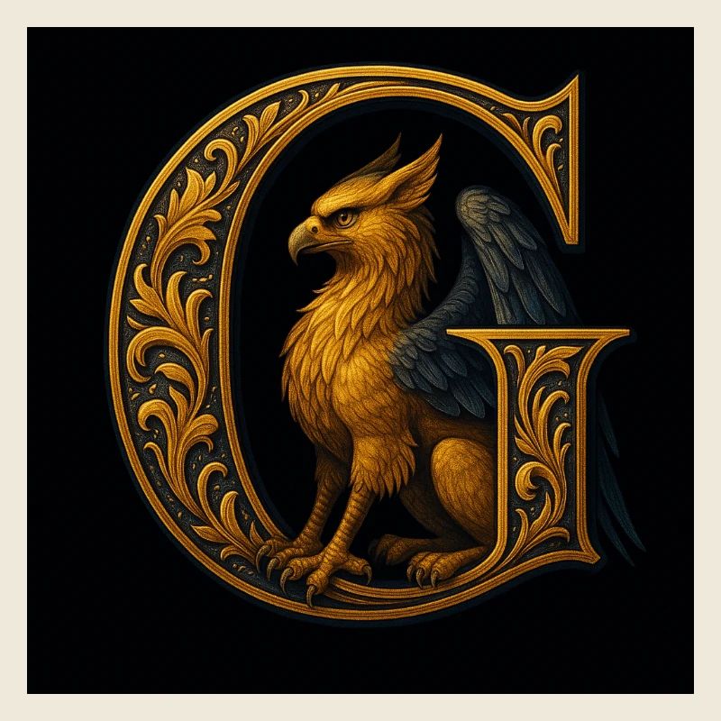 G – Magic Ornament with Griffin