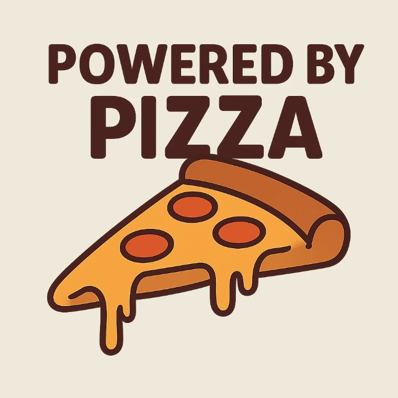 Powered by Pizza Motivationsdesign