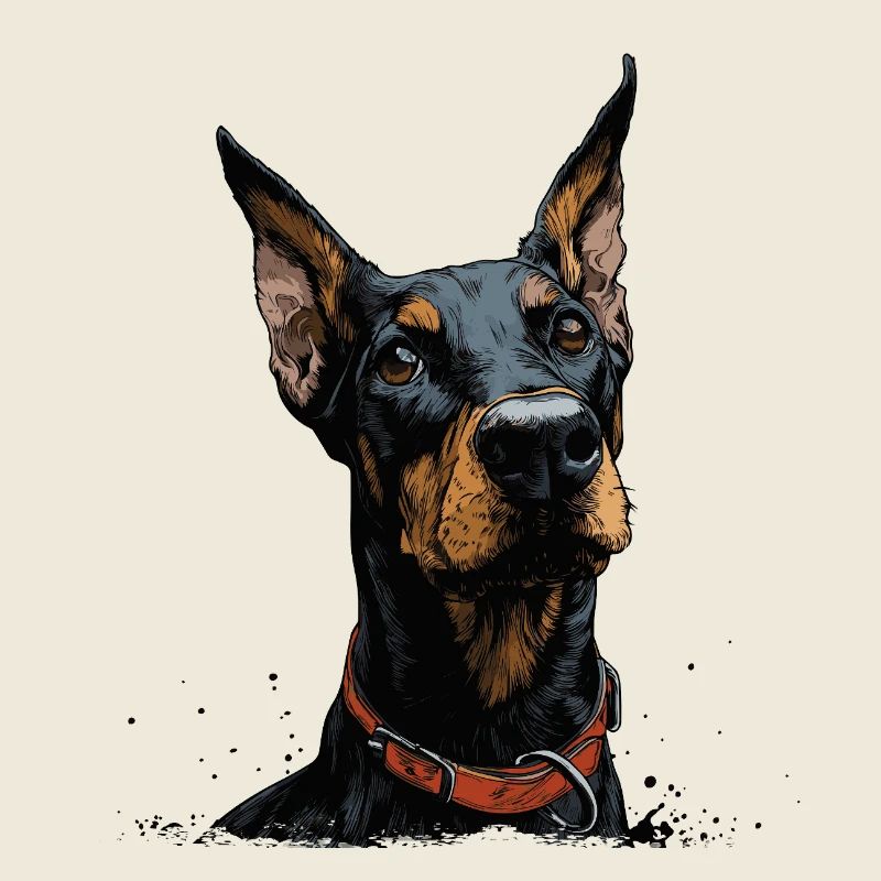 Cooler Dobermann