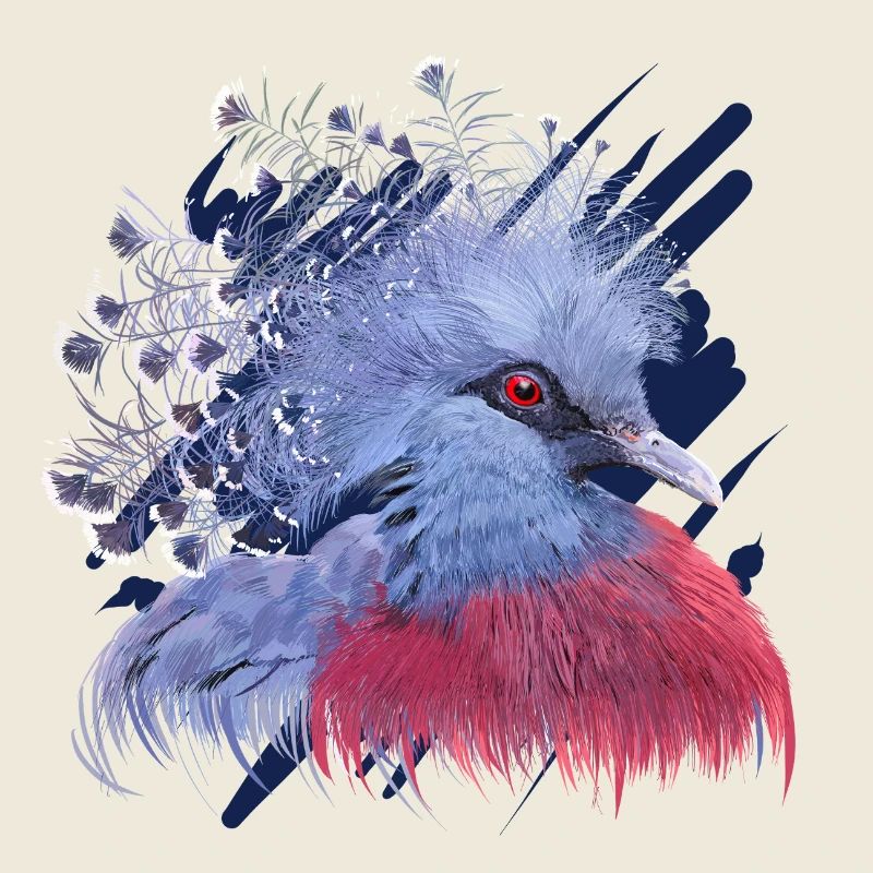 Pigeon couronné