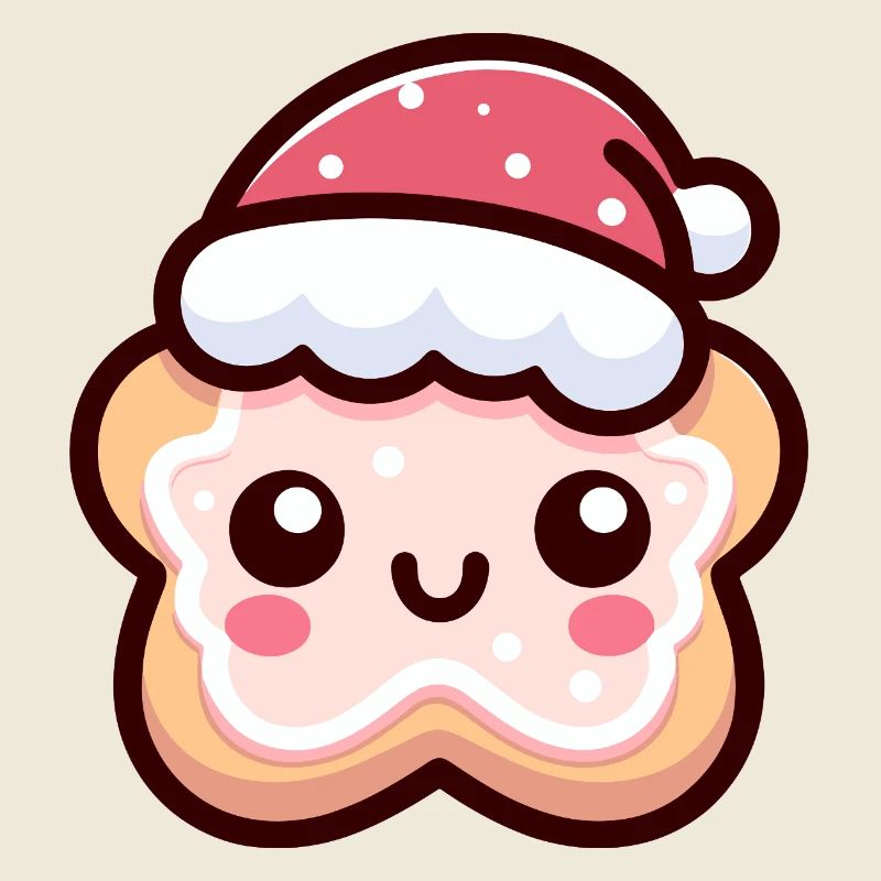Whimsical Christmas Cookie Character