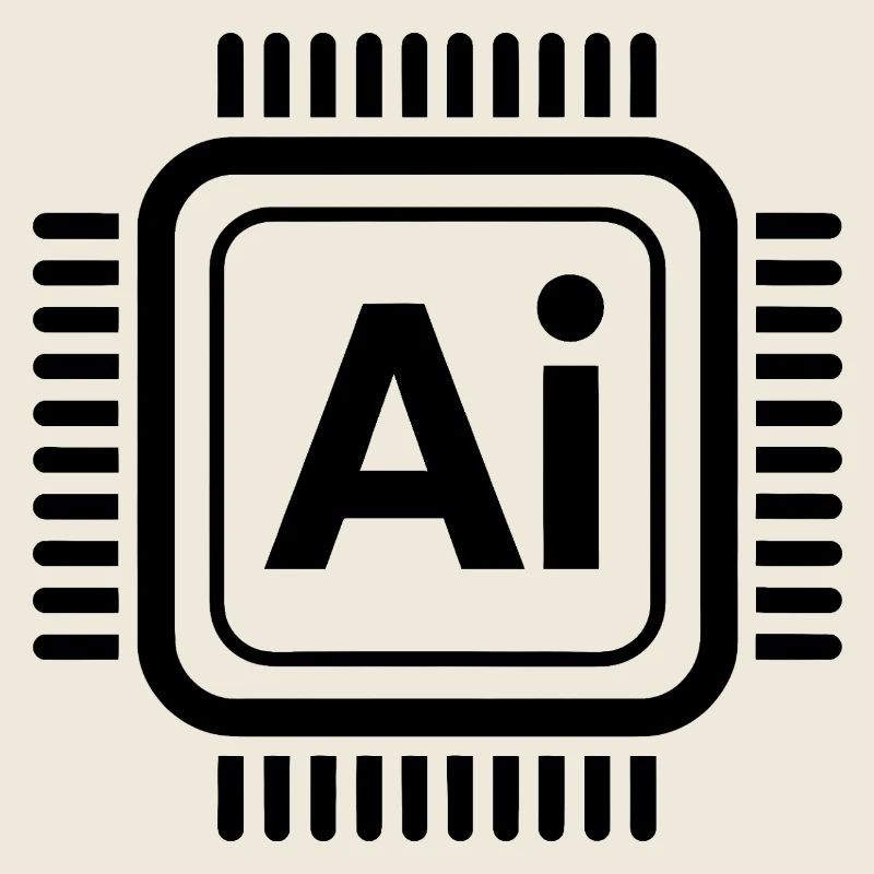 KI-Chip - Cooles Technologie-Design