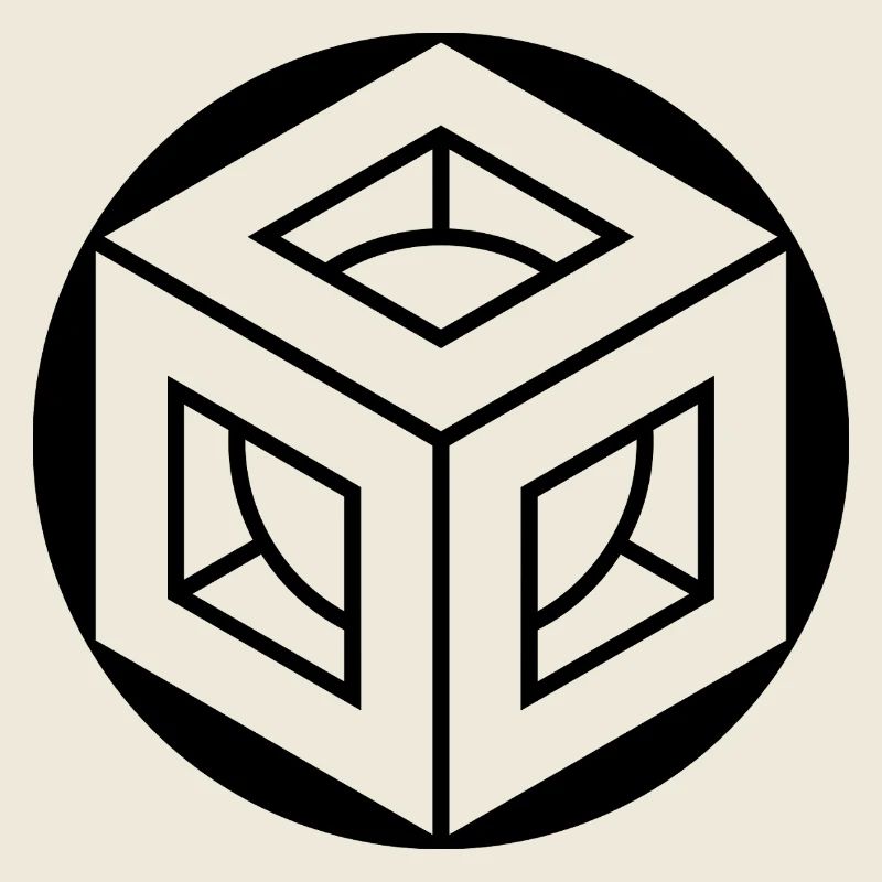 Design du crop circle cube de Metatron