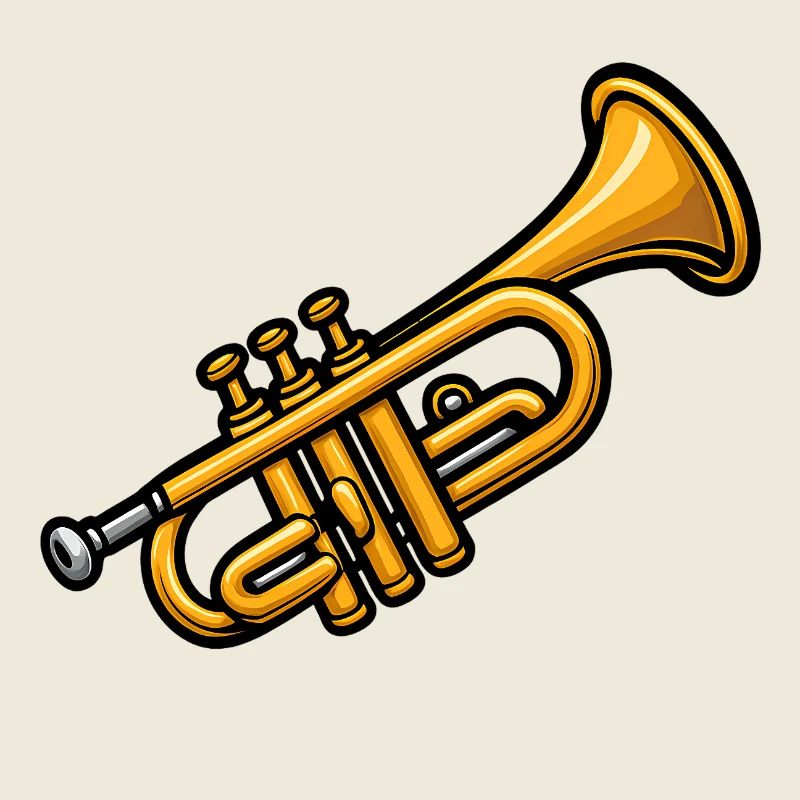 Musikliebhaber Trompete Design