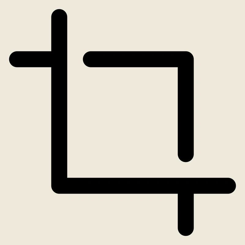 zuschneiden Icon