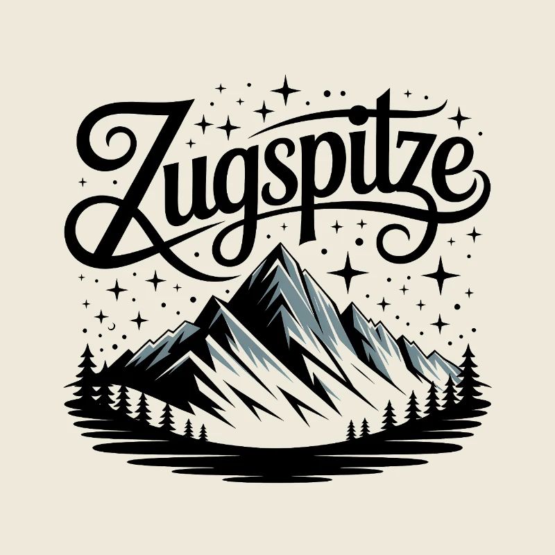 Zugspitze - Souvenir Design