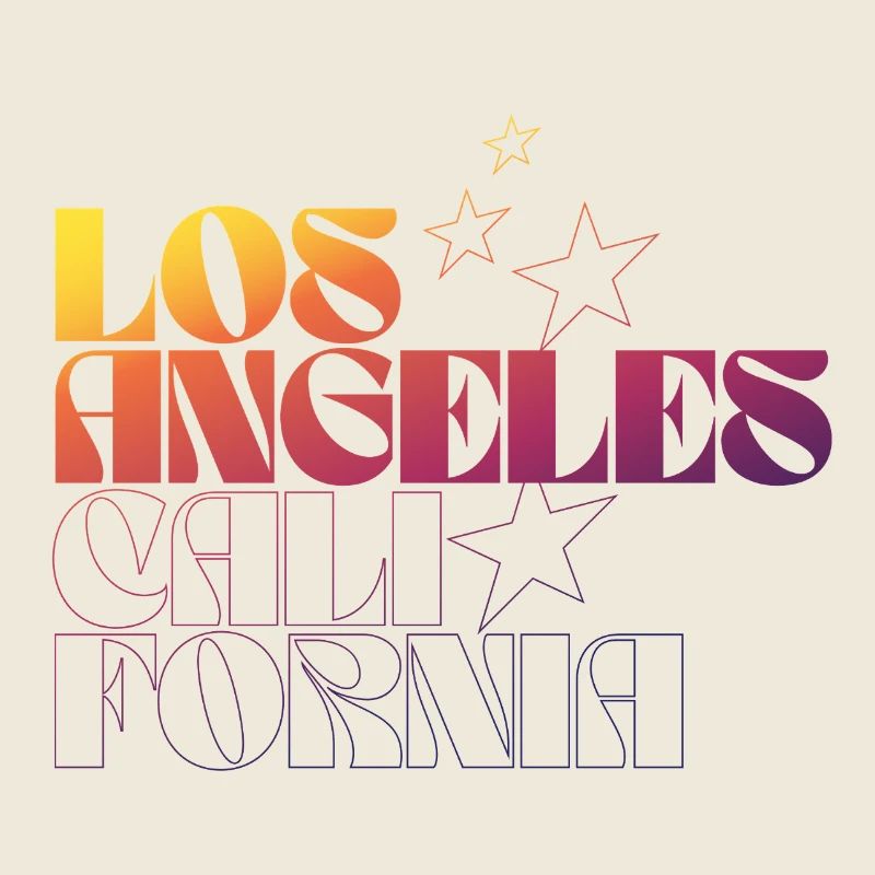Lebendiges Stadtbild von Los Angeles
