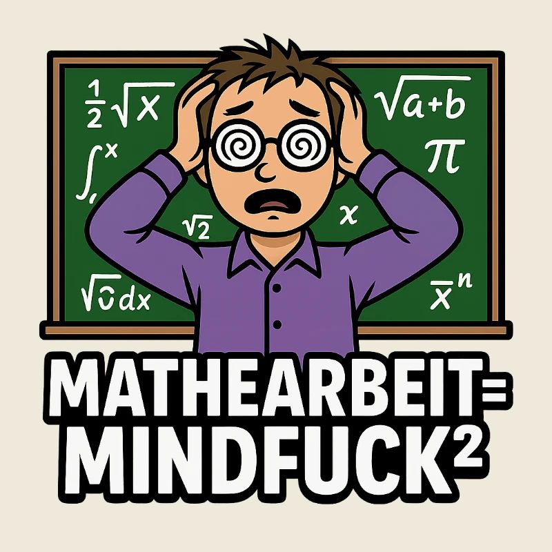 Professeur de mathématiques stressé