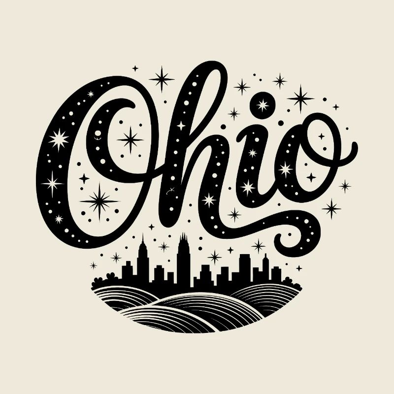 Ohio - Souvenir USA State Design