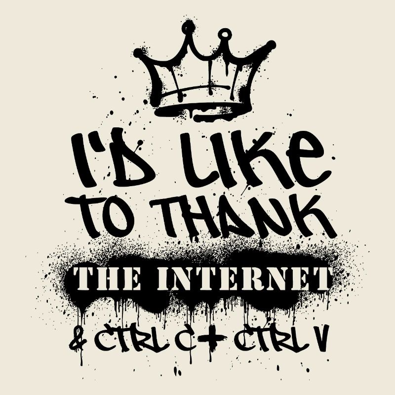 Class Shirts Ich möchte mich beim Internet bedanken
