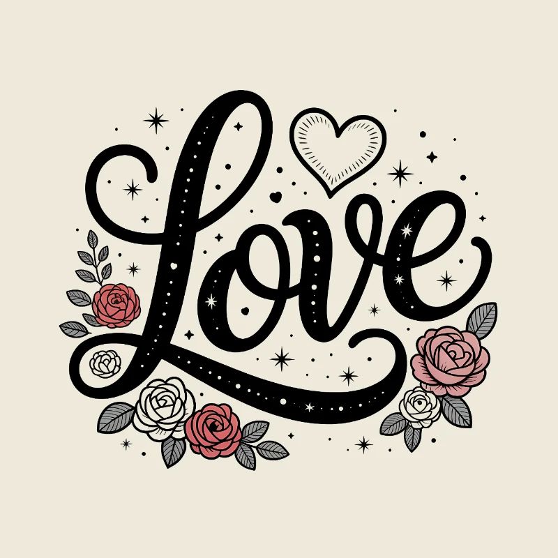 Liebe - Cooles Liebeslogo