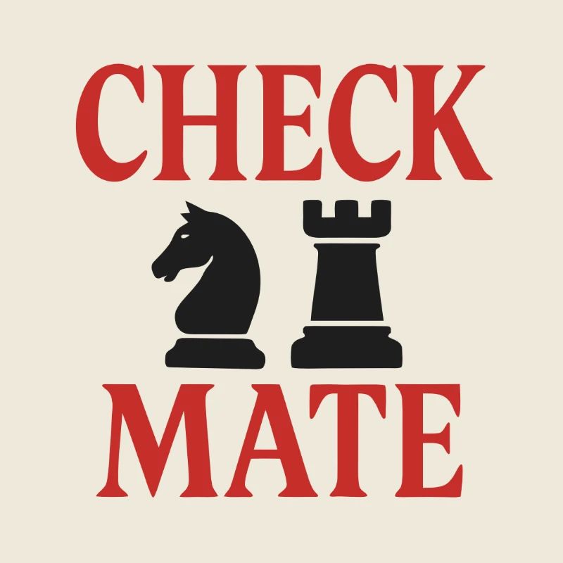 Chess lover motif design