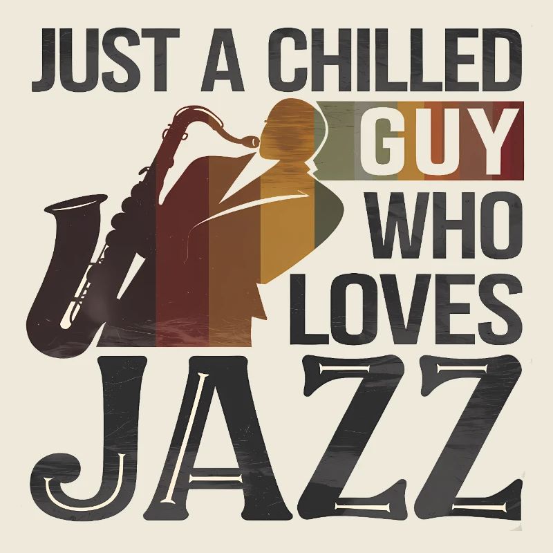 Chilled Jazz Music Lover Design