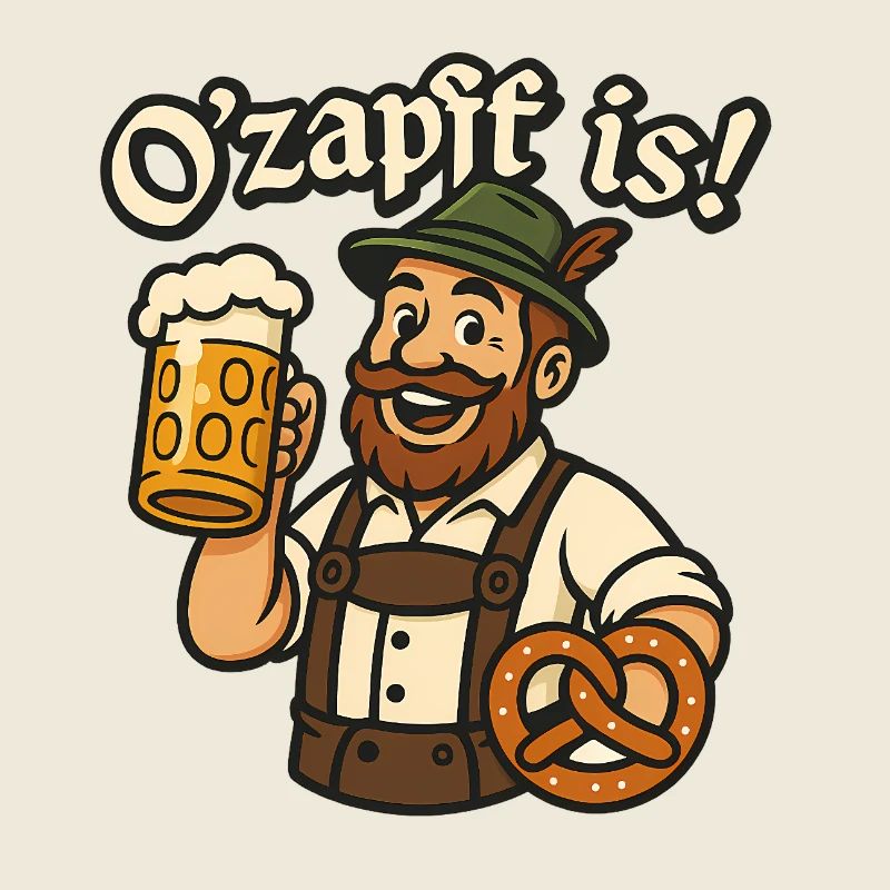 O’zapft is Bayern Bierfest Design