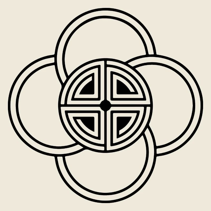 Heiliges Harmonie-Knoten-Design