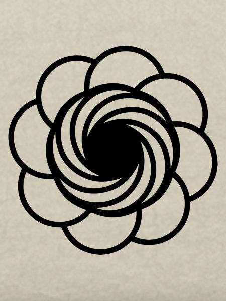 Kosmische Vortex-Blume