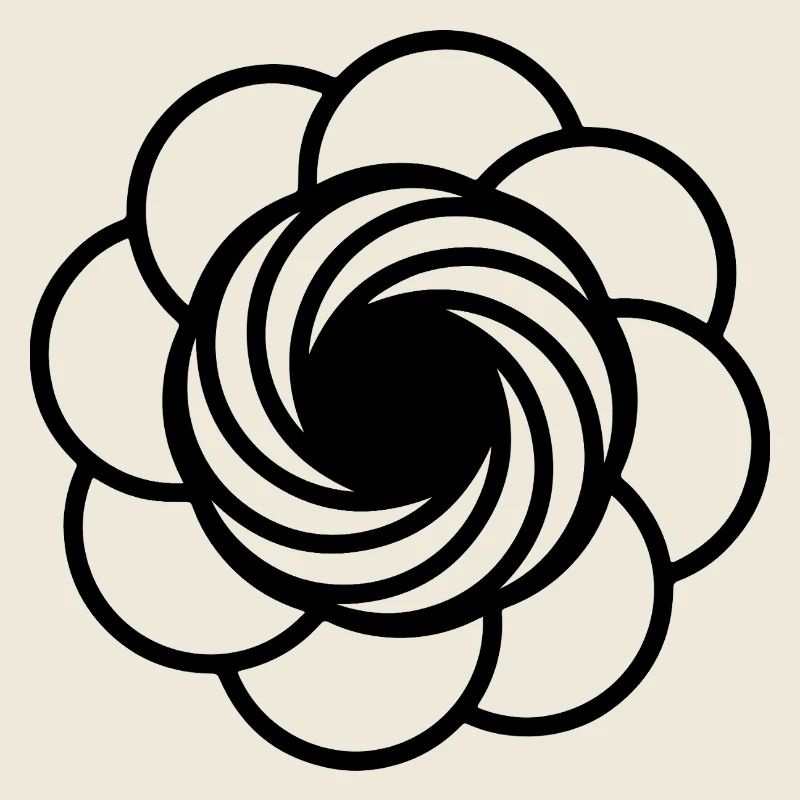 Kosmische Vortex-Blume