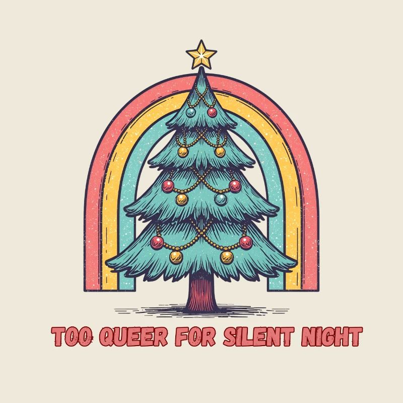 Trop bizarre pour Douce Nuit – Arc-en-ciel de Noël
