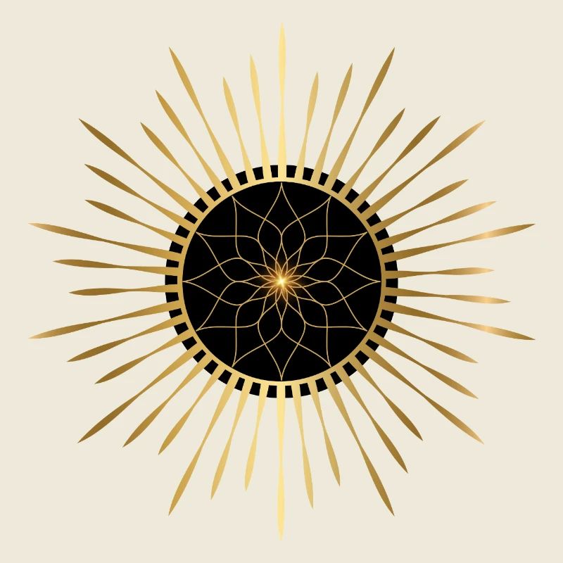 Strahlendes Mandala