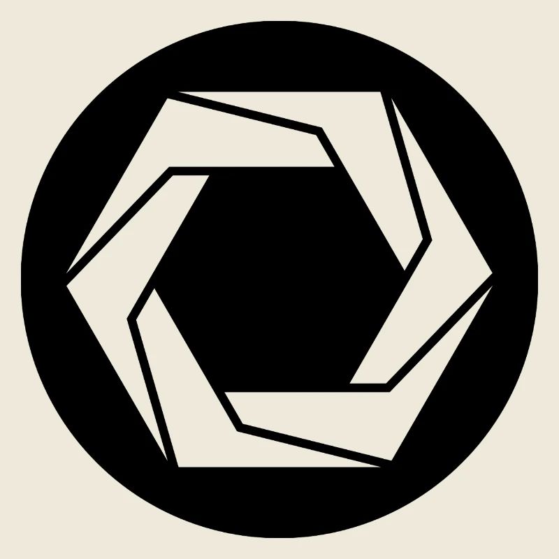 Geometrisches Blendensymbol