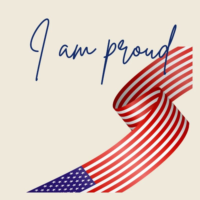 American Pride Wrapped Flag