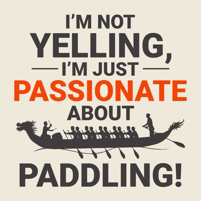 Synchronisiertes Paddelteam