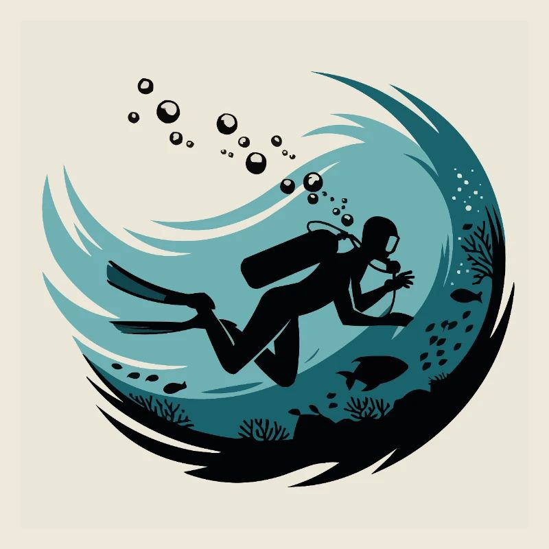 Deep Dives Underwater Motivation