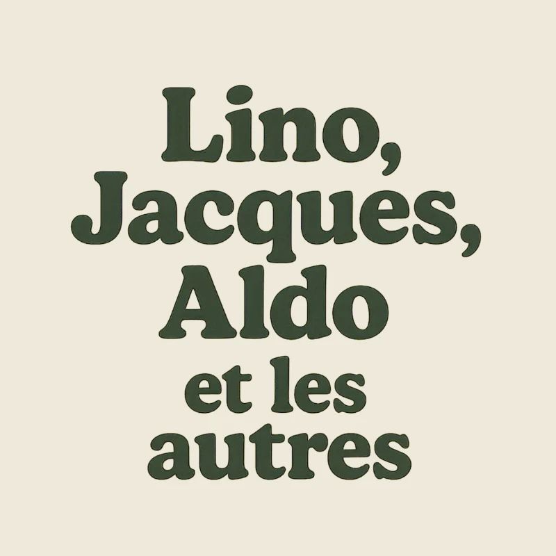 Adventure is adventure. Lino, Jacques
