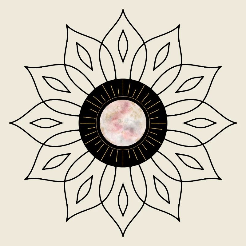 Mandala rosette
