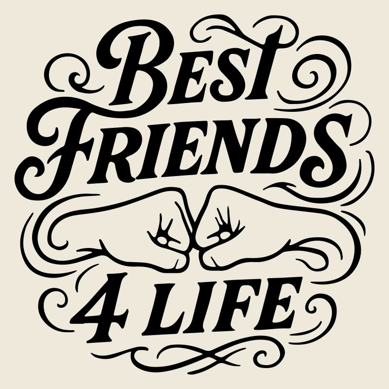 Beste Freunde Faustschlag