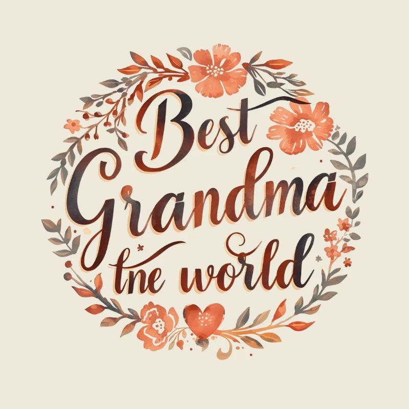 Beste Oma der Welt Blumenkranz