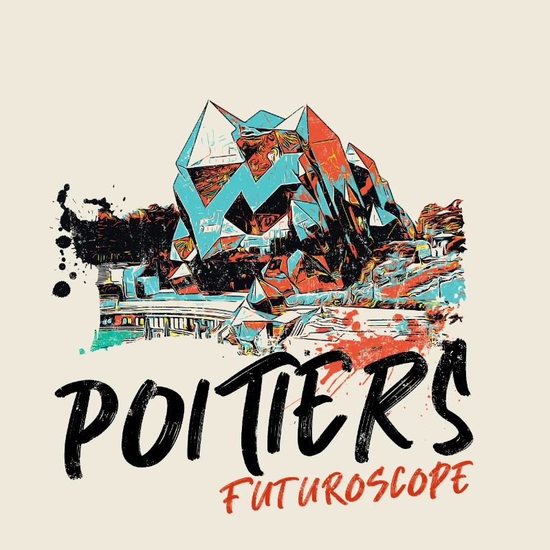 Poitiers, Futuroscope, Neonfarben