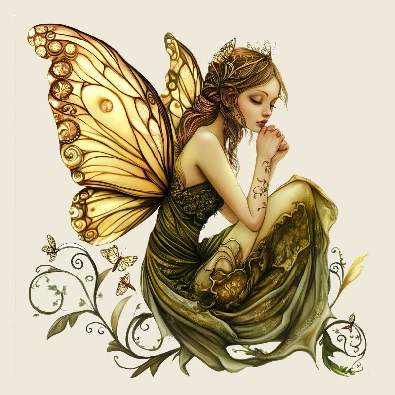 Elven Plant Spells Illustration