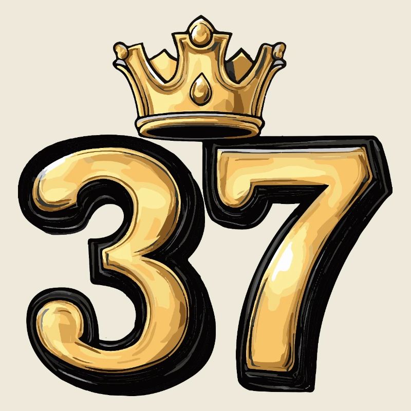 37 Zahl Krone