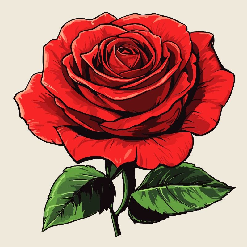 Fleur Rouge - Rose